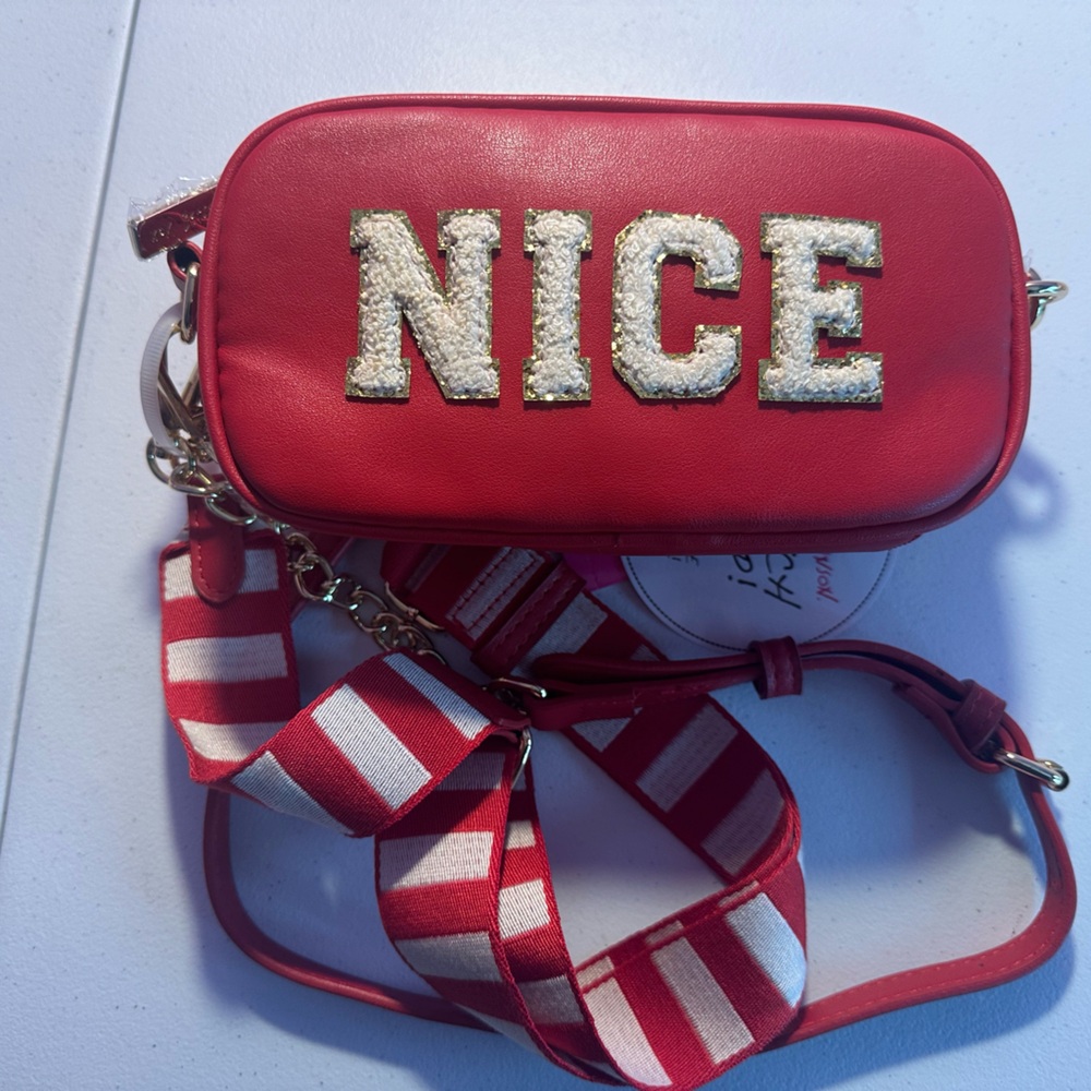 BNWT Betsey Jobnson Christmas Purse- Naughty and Nice